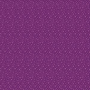 印花布-"繁星點點"-葡萄紫