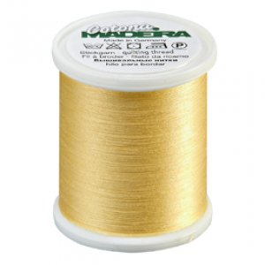 Cotona 50-機縫純棉壓線-1000m(淡黃色)