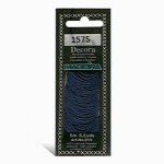 Decora;人造絲繡線5m;低調藍
