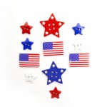 美國國旗+星星(Patriotic Shapes)