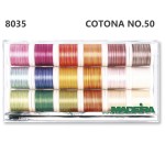 Cotona No.50機縫專用純棉壓線組-18入裝