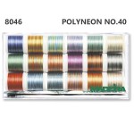 Polyneon 40-星光繡線組-緞染色18入(200m)