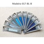 Mouline純棉繡線-10mx10色(藍色B色系),送繡線整理片6171一卡(7片)
