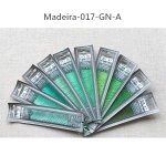 Mouline純棉繡線-10mx10色(綠色A色系),送繡線整理片6171一卡(7片).