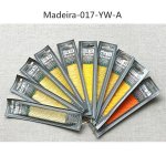 Mouline純棉繡線-10mx10色( 黃色A色系),送繡線整理片6171一卡(7片)
