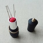 口紅造型針盒-黑色(1入)