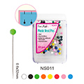 Sew Mate NS011 u]w-0.6x32mm(80J) | Plastic Head Pins