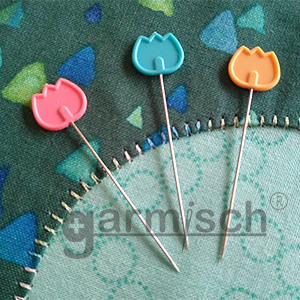 Sew Mate 鬱金香待針 NS114 Tulip Flower Pins | 加米修有限公司提供您專業的拼布洋裁手藝工具製造批發