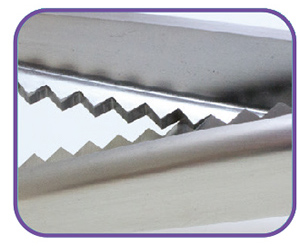X'SOR 花邊剪鋸齒刀口厚實, 耐久使用.