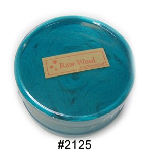 紐西蘭針氈羊毛- 湖水藍(30g裝)