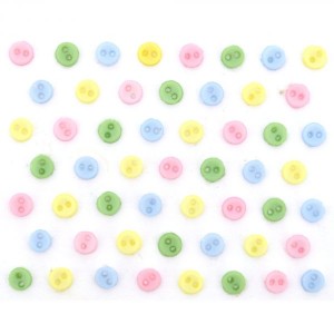 迷你釦-粉彩-Micro Mini Round Pastels