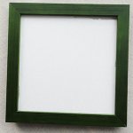 木製畫框-220x220mm(綠色)