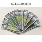 Mouline純棉繡線-10mx10色(綠色B色系),送繡線整理片6171一卡(7片).