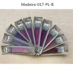 Mouline純棉繡線-10mx10色(紫色B色系),送繡線整理片6171一卡(7片).